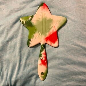 Jeffree Star Star-Shaped Multicolor Hand Mirror (Red & Green)